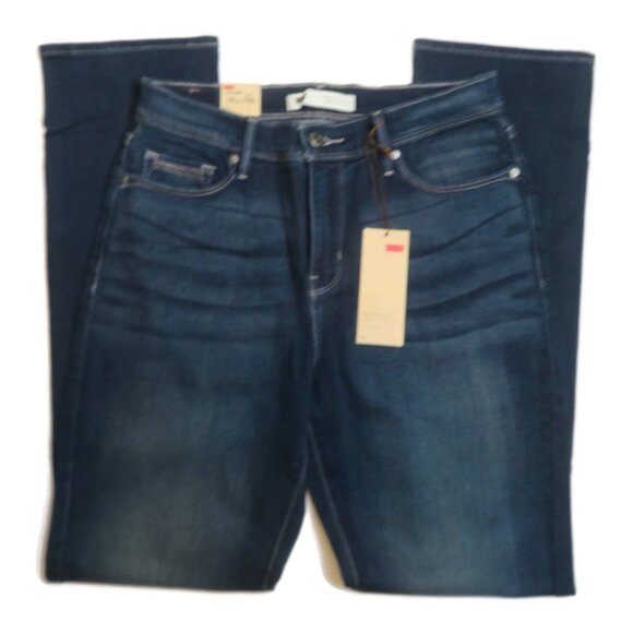 NEW Levis 512 Misses 10 / 30 Perfectly Slimming Skinny Blue Jeans NWT 10M - Picture 1 of 9